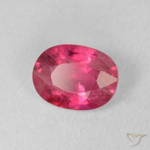 Rubino Rosa rossastra naturale da 1.60 ct, Ovale, VS-SI