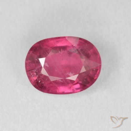 1.87ct Naturale Rosso medio Rubino, Ovale, VS-SI