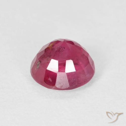 Rubino Rosso tendente al rosa naturale da 1.80 ct, Rotondo, SI