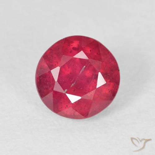 1.60ct Naturale Sangue rosso Rubino, Rotondo, VS-SI