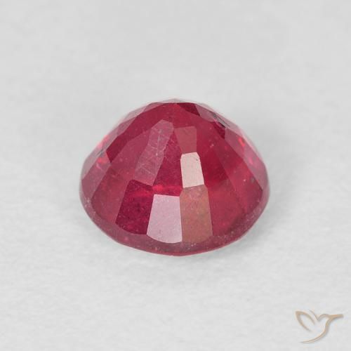 Rubino Sangue rosso naturale da 1.60 ct, Rotondo, VS-SI