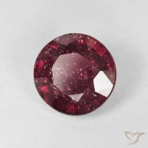 Rubino Rosso scuro naturale da 1.95 ct, Rotondo, SI-I1