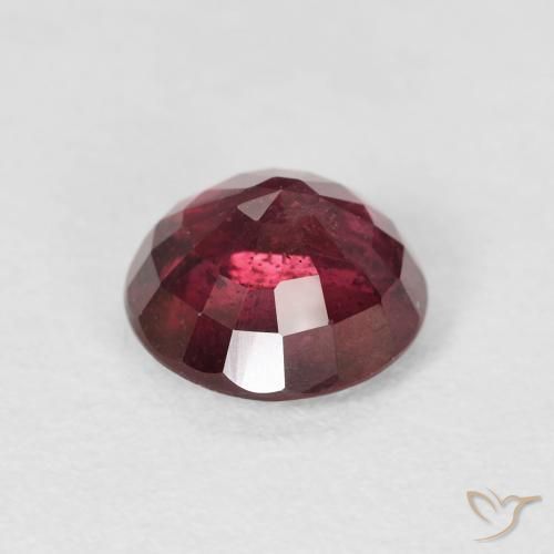 Rubino Rosso scuro naturale da 1.95 ct, Rotondo, SI-I1
