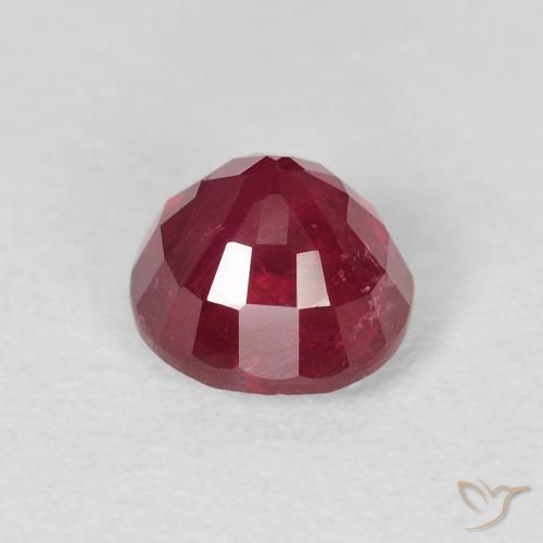 Rubino Rosso scuro naturale da 1.99 ct, Rotondo, VS-SI