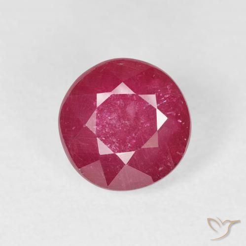 2.15ct Naturale marmellata rossa Rubino, Rotondo, VS-SI