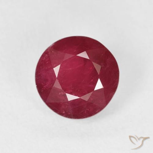 1.94ct Naturale Cremisi Profondo Rubino, Rotondo, VS-SI