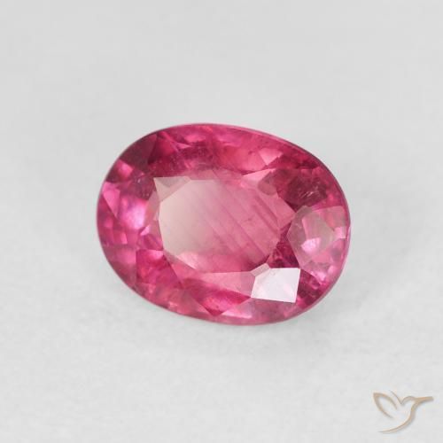 Rubino Rosso tendente al rosa naturale da 1.88 ct, Ovale, VS-SI
