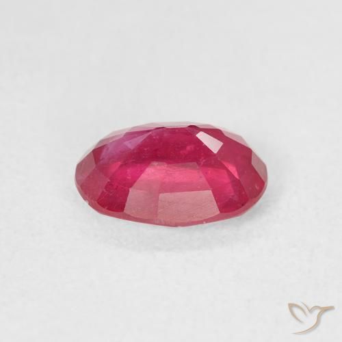 Rubino Rosso tendente al rosa naturale da 1.49 ct, Ovale, VS-SI