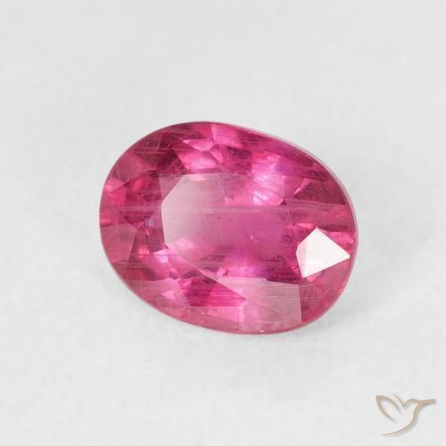 Rubino Rosso tendente al rosa naturale da 1.67 ct, Ovale, SI