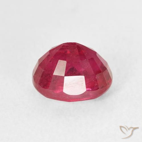 Rubino Rosso medio naturale da 2.45 ct, Ovale, VS-SI