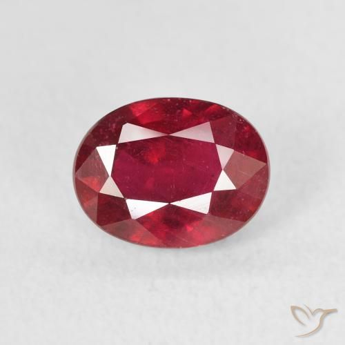 2.08ct Naturale Rosso scuro Rubino, Ovale, VS-SI