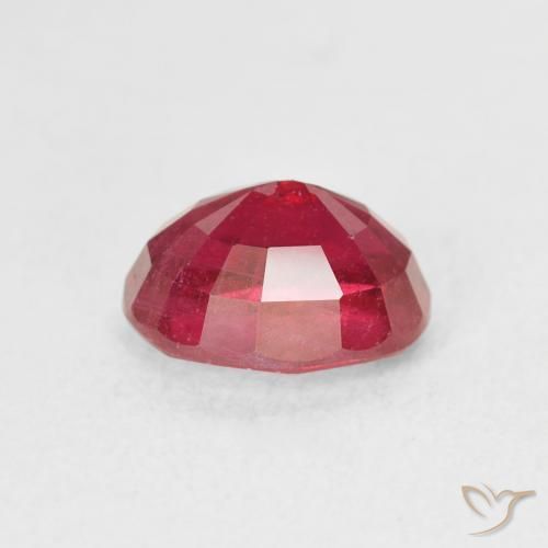 Rubino Rosso scuro naturale da 2.08 ct, Ovale, VS-SI
