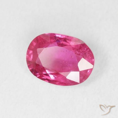 Rubino Rosa hot naturale da 1.47 ct, Ovale, VS-SI