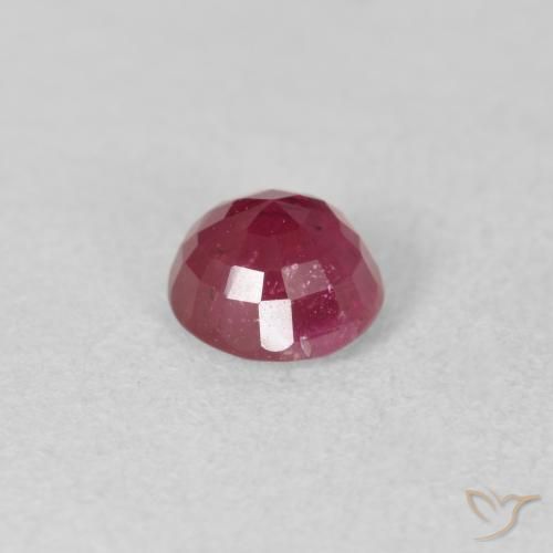 Rubino Rosso medio naturale da 1.22 ct, Rotondo, VS-SI