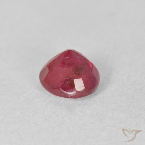 Rubino Rosso medio naturale da 1.45 ct, Rotondo, VS-SI