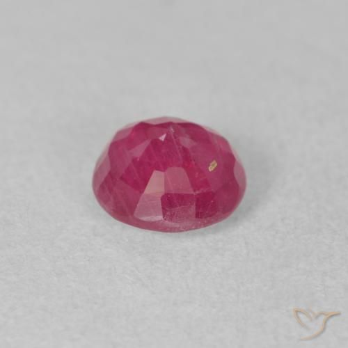Rubino Rosso medio naturale da 1.48 ct, Rotondo, VS-SI