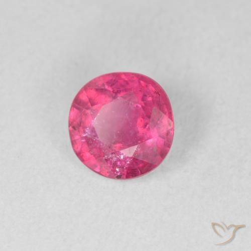 Rubino Rosa medio naturale da 1.28 ct, Rotondo, VS-SI