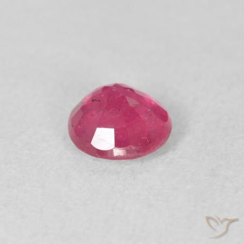 Rubino Rosa medio naturale da 1.28 ct, Rotondo, VS-SI
