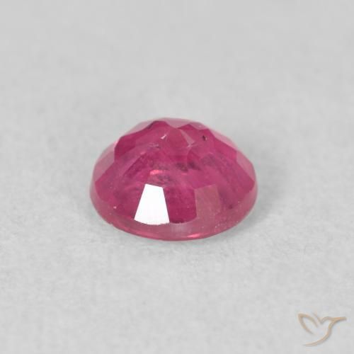 Rubino Rosa hot naturale da 1.32 ct, Rotondo, VS-SI