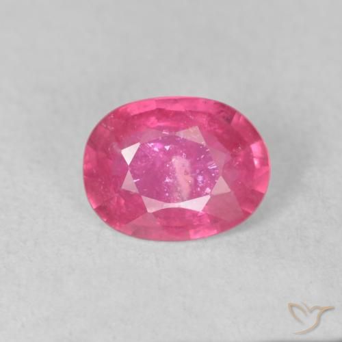 1.47ct Naturale Magenta intenso Rubino, Ovale, VS-SI