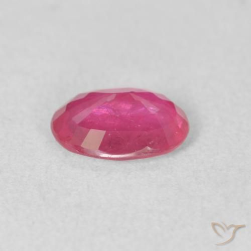 Rubino Rosa hot naturale da 1.43 ct, Ovale, VS-SI