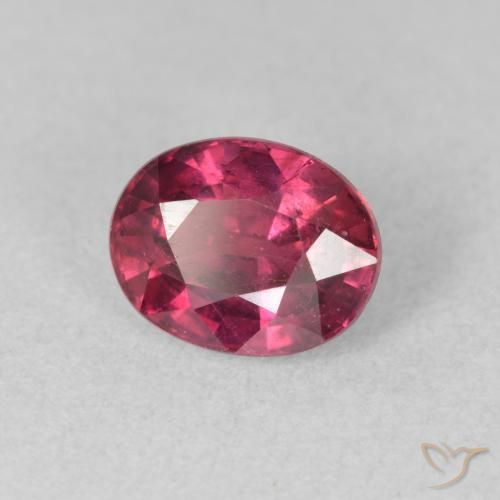 Rubino Rosso tendente al rosa naturale da 2.10 ct, Ovale, VS-SI