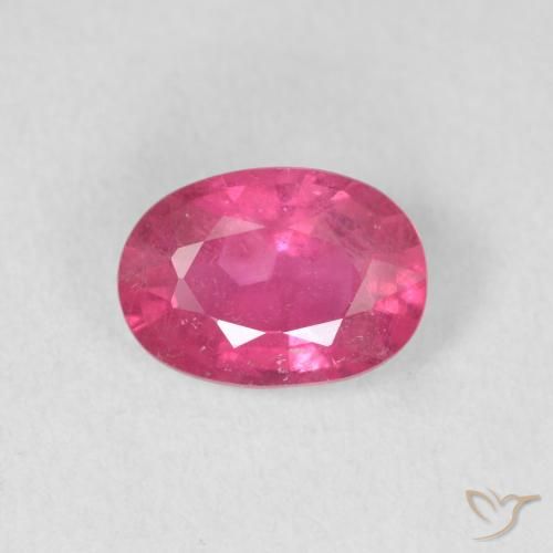 1.47ct Naturale Magenta intenso Rubino, Ovale, VS-SI