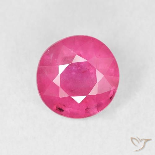 1.40ct Naturale Magenta intenso Rubino, Rotondo, VS-SI