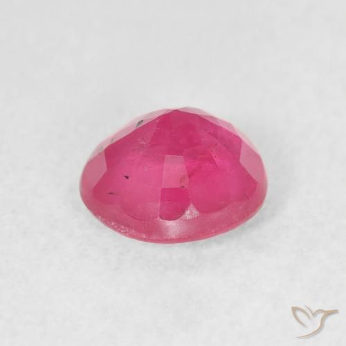 Rubino Magenta intenso naturale da 1.40 ct, Rotondo, VS-SI