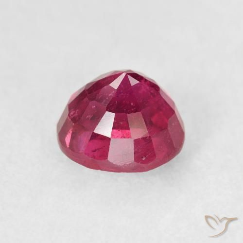 Rubino Medium Dark-Pink naturale da 1.72 ct, Rotondo, VS-SI