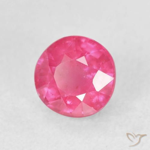 Rubino Rosa medio naturale da 1.79 ct, Rotondo, VS-SI