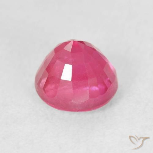 Rubino Rosa medio naturale da 1.79 ct, Rotondo, VS-SI
