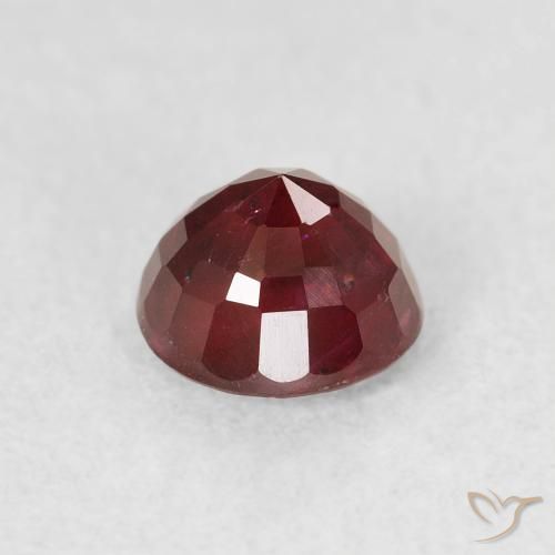Rubino Vino rosso naturale da 1.36 ct, Rotondo, VS-SI
