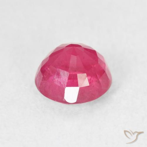 Rubino Rosa hot naturale da 1.54 ct, Rotondo, VS-SI