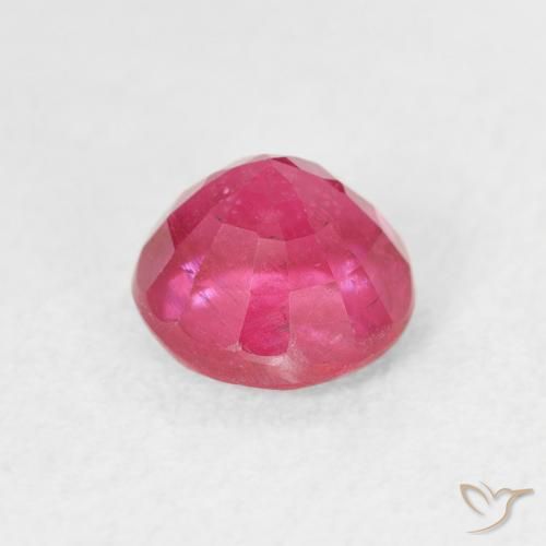 Rubino Rosa medio naturale da 1.60 ct, Rotondo, VS