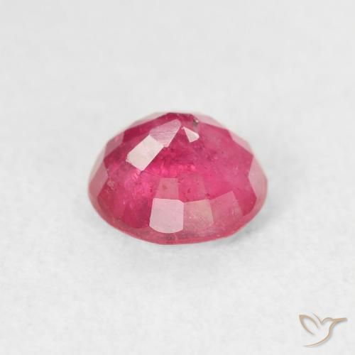 Rubino Rosa hot naturale da 1.18 ct, Rotondo, VS-SI