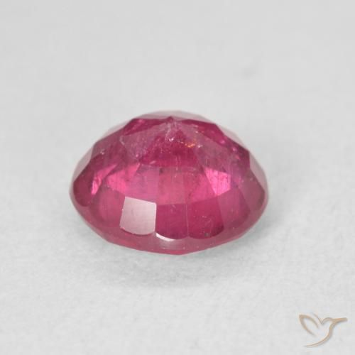 Rubino Rosso medio naturale da 2.18 ct, Rotondo, VS-SI