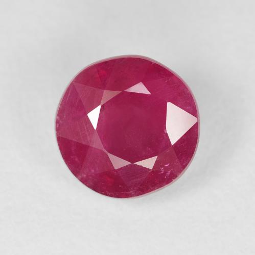 3.37ct Naturale Rosso medio Rubino, Rotondo, VS-SI