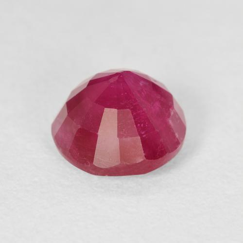 Rubino Rosso medio naturale da 3.37 ct, Rotondo, VS-SI