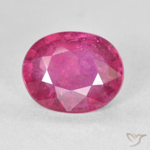 3.05ct Naturale Rosso tendente al rosa Rubino, Ovale, VS-SI