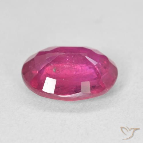Rubino Rosso tendente al rosa naturale da 3.05 ct, Ovale, VS-SI