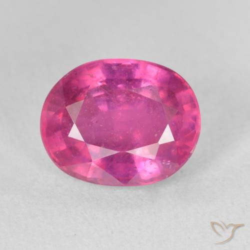 3.90ct Naturale Magenta intenso Rubino, Ovale, VS-SI