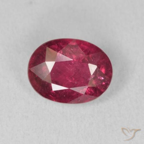 1.79ct Naturale Rosso scuro Rubino, Ovale, VS-SI