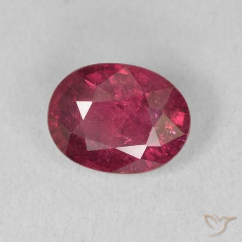 Rubino Rosso scuro naturale da 1.79 ct, Ovale, VS-SI