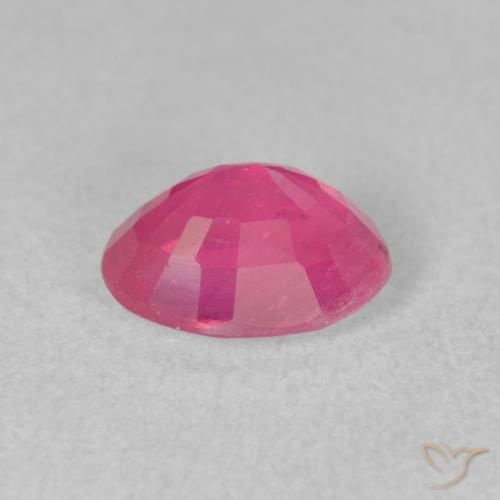 Rubino Rosa hot naturale da 1.76 ct, Ovale, VS-SI