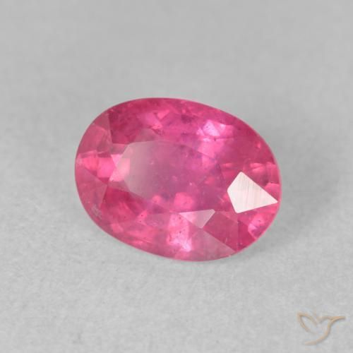 Rubino Rosa medio naturale da 1.76 ct, Ovale, VS-SI
