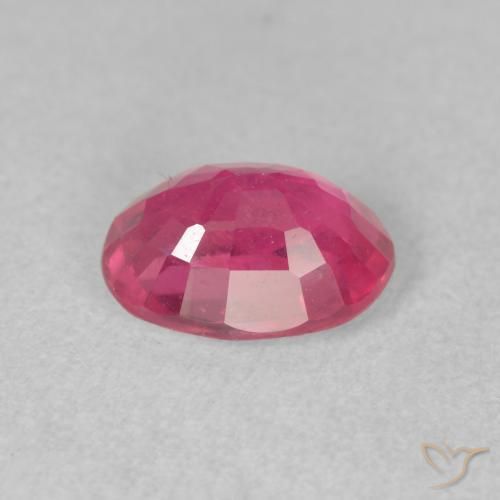 Rubino Rosa medio naturale da 1.76 ct, Ovale, VS-SI