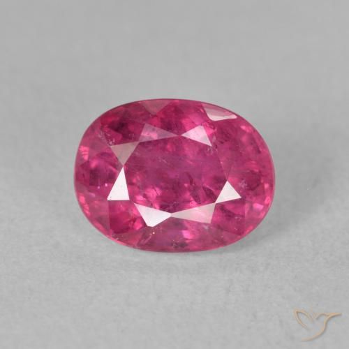 2.04ct Naturale Magenta intenso Rubino, Ovale, SI