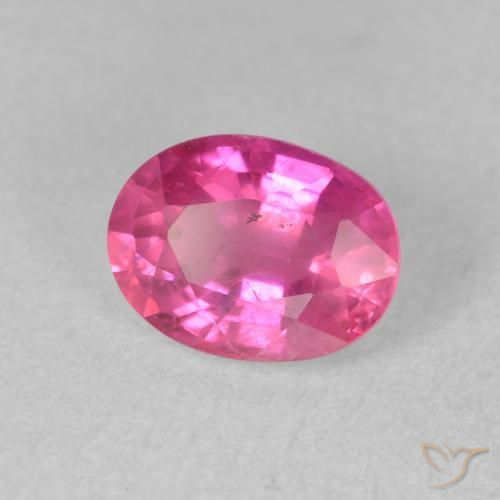 Rubino Magenta intenso naturale da 1.97 ct, Ovale, VS-SI