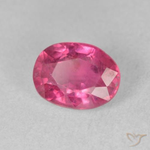 Rubino Rosa scuro naturale da 1.87 ct, Ovale, VS-SI